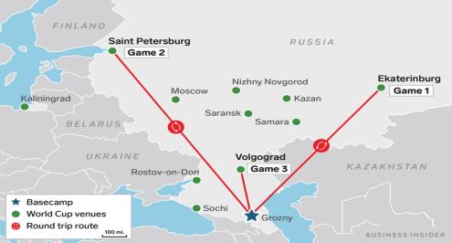 تقرير.. مقر إقامة مصر الأسوأ بين جميع المنتخبات المشاركة في المونديال